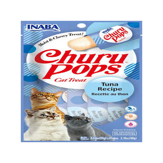Churu Sticks Pops Receita de Atum para gatos - Multipack 12